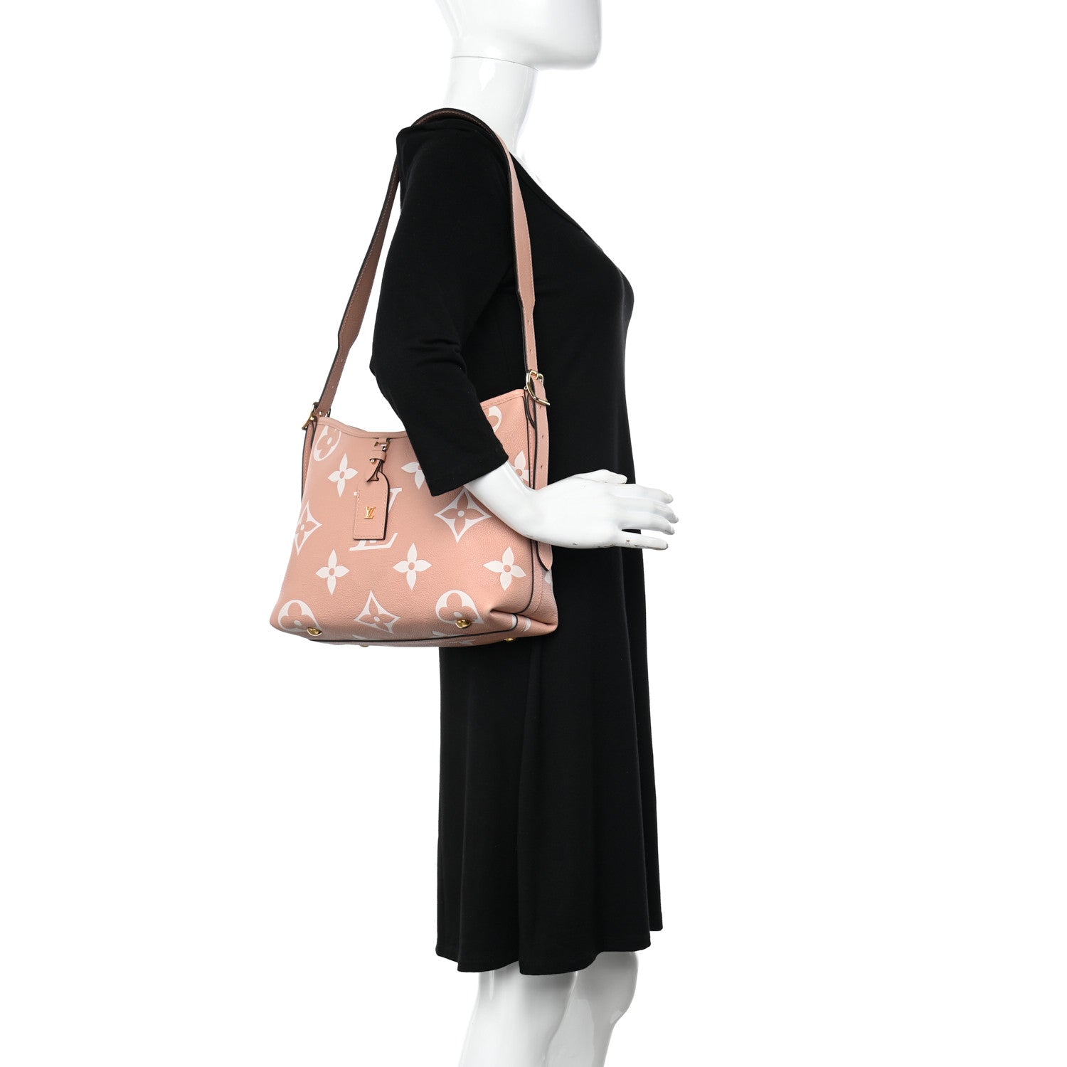 Louis Vuitton Empreinte Monogram Giant CarryAll PM Trianon Pink Cream 2 of 11