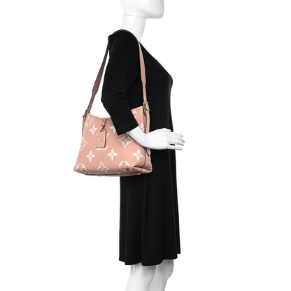 Louis Vuitton Empreinte Monogram Giant CarryAll PM Trianon Pink Cream 2 of 11