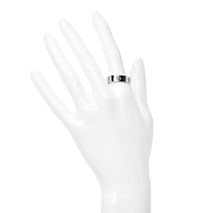 Cartier 18K White Gold 5.5mm LOVE Ring 59 8.75 2 of 4