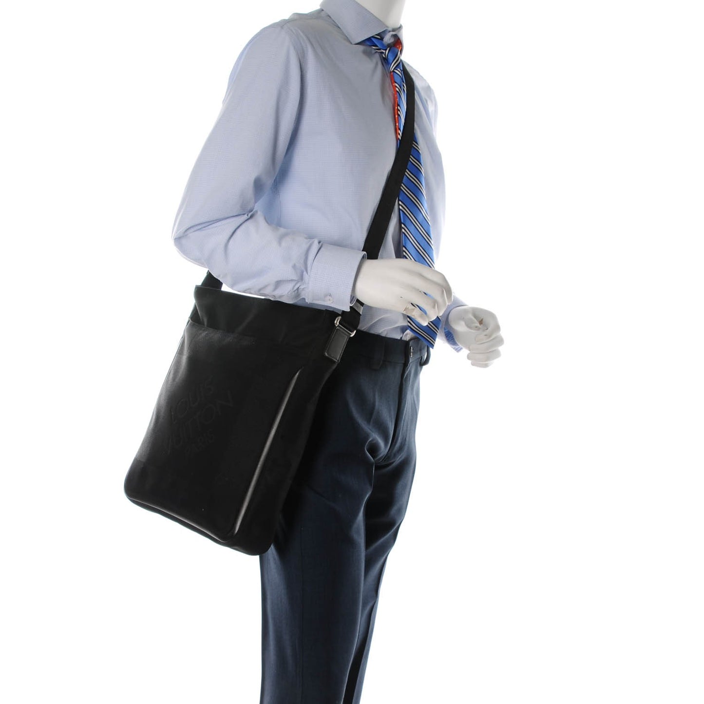 Damier Geant Compagnon Messenger Bag Black