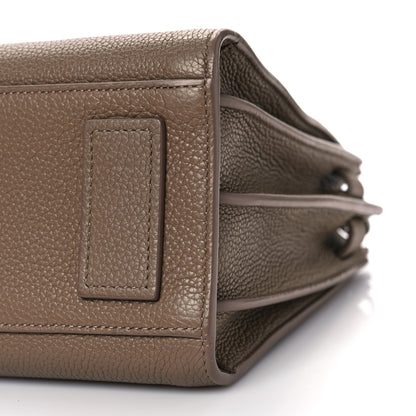 Saint Laurent Grained Calfskin Baby Sac De Jour Souple Taupe 9 of 12