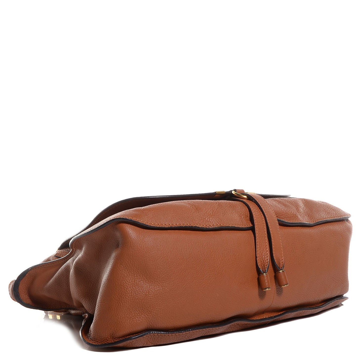 Calfskin Large Marcie Satchel Tan