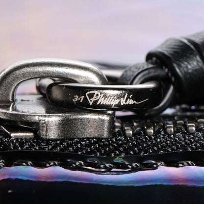 3.1 Phillip Lim 3.1 Oil Slick Patent Medium Pashli Satchel 8 of 12