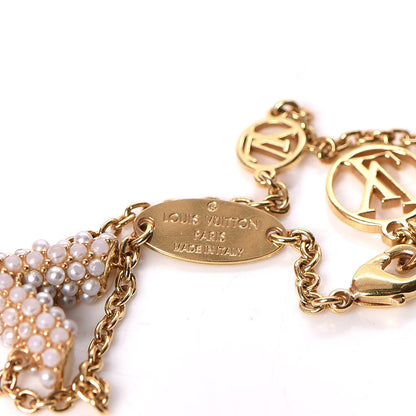 Louis Vuitton Essential V Perle Bracelet Gold 4 of 5