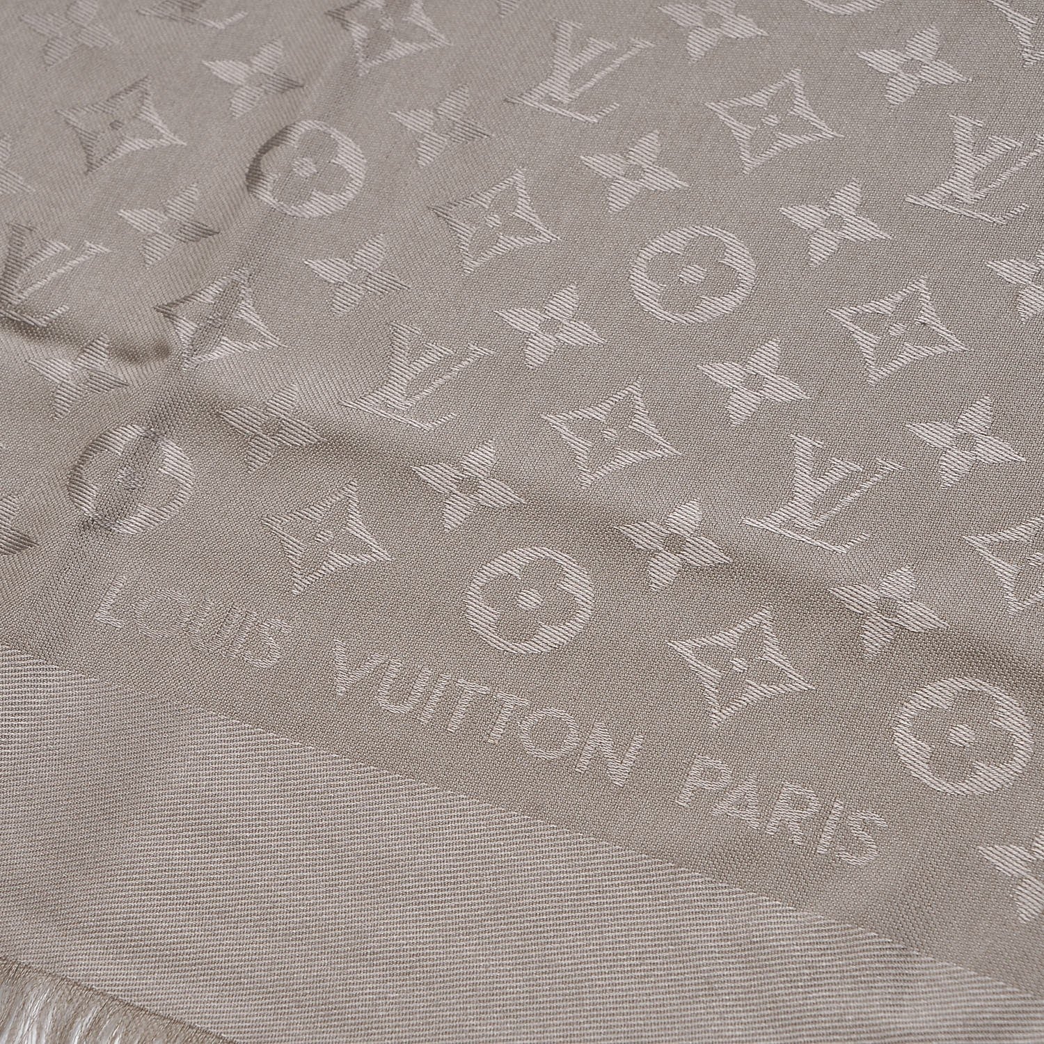Louis Vuitton Silk Wool Monogram Shawl Verone 3 of 6
