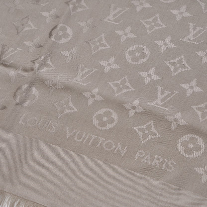 Louis Vuitton Silk Wool Monogram Shawl Verone 3 of 6