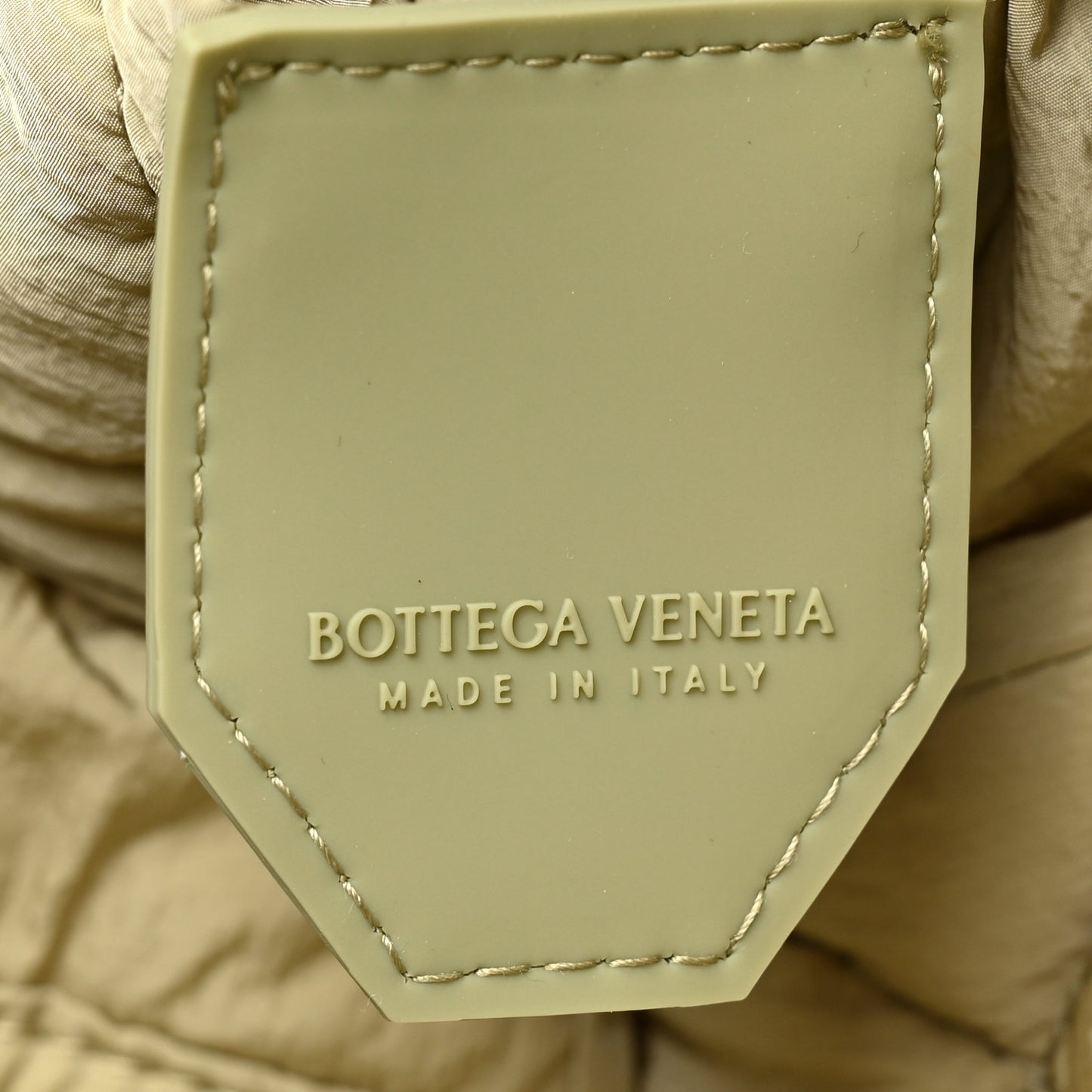 Nylon Intrecciato Padded Tech Cassette Bag Travertine