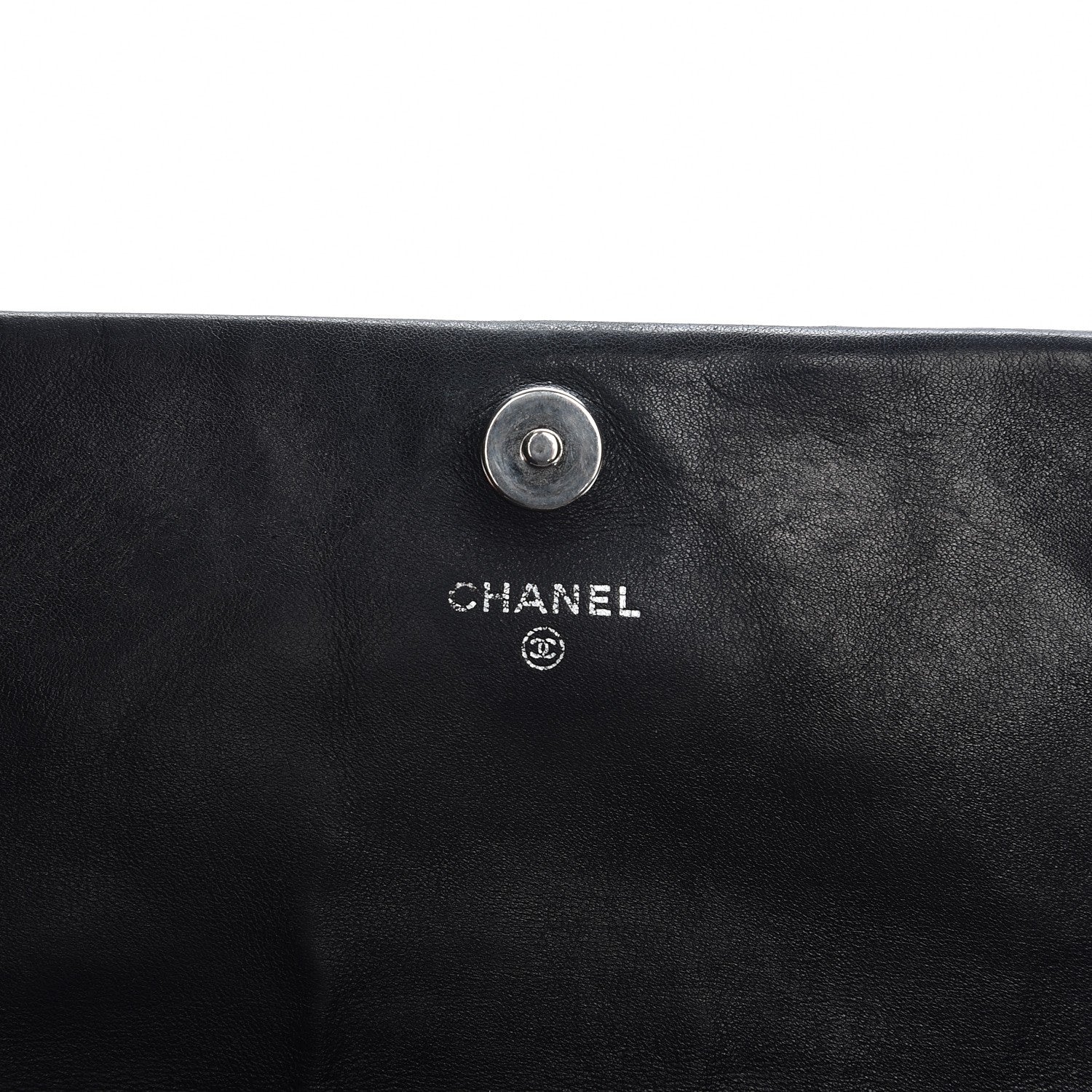 Chanel Patent Quilted Brilliant Wallet On Chain WOC Black 6 of 7