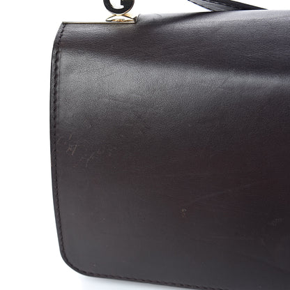 Gucci Calfskin Medium 1973 Shoulder Flap Bag Dark Brown 22 of 23