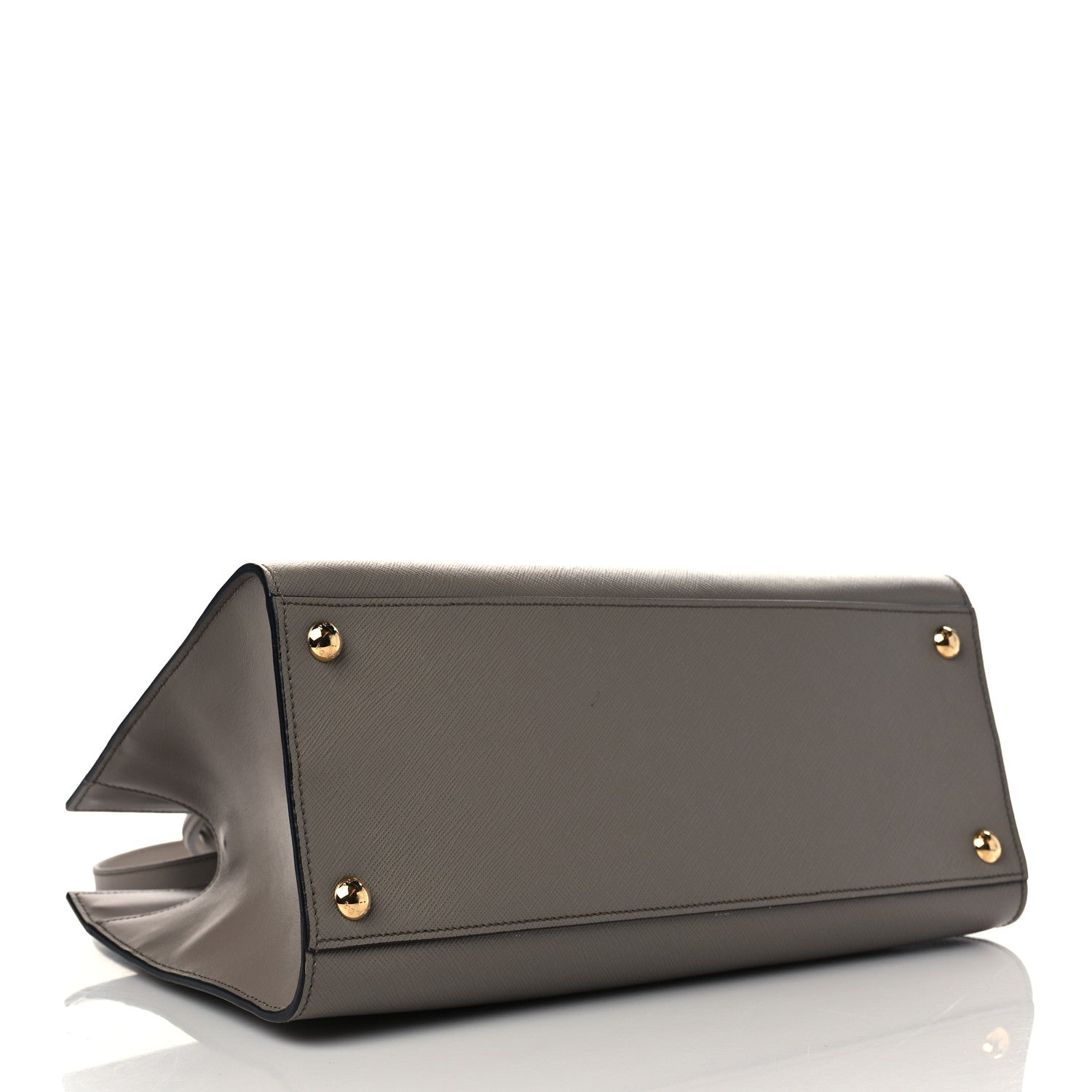 Prada Saffiano Metal Top Handle Argilla 4 of 9