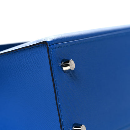 Hermes Epsom Kelly Sellier 25 Bleu Zellige 9 of 38