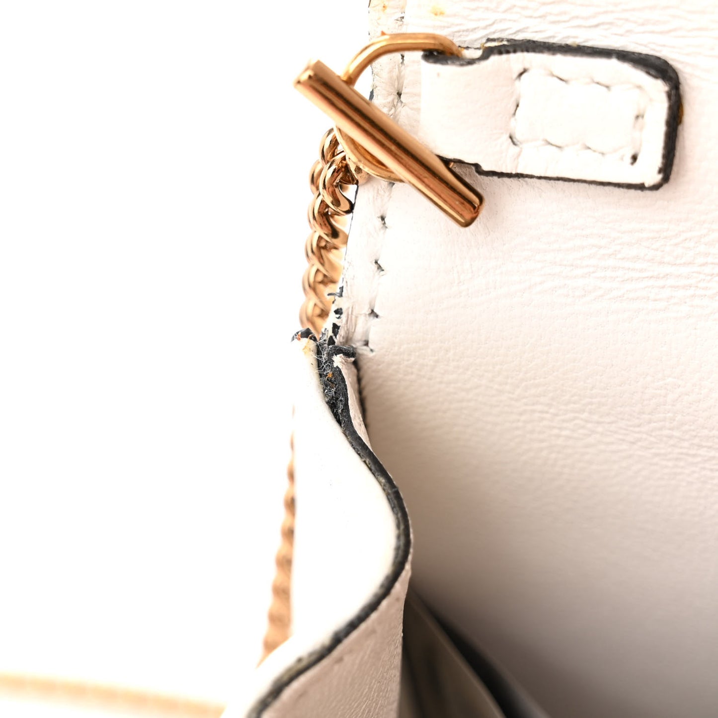 Nappa Quilted Virtus Evening Bag White