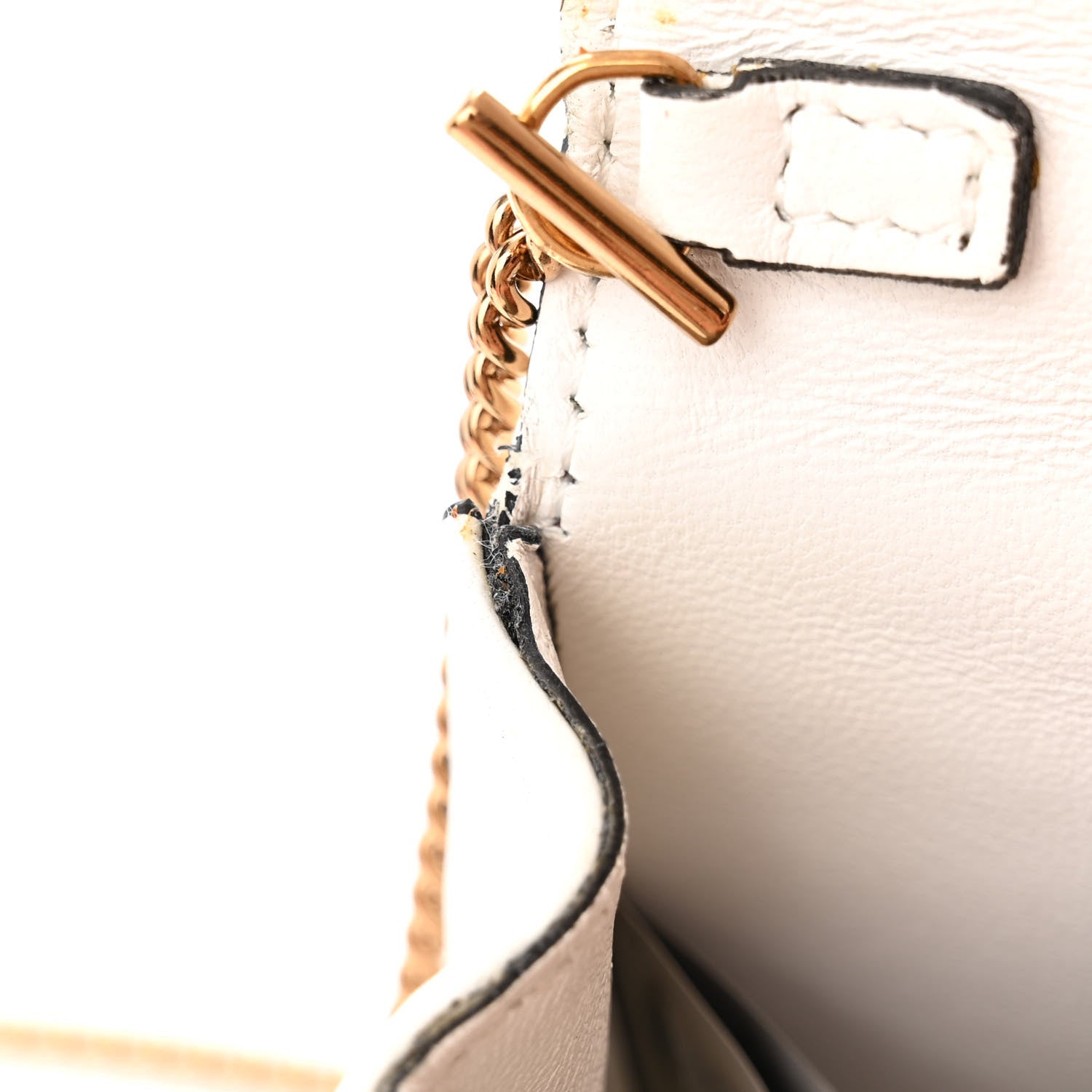 Versace Nappa Quilted Virtus Evening Bag White 9 of 16