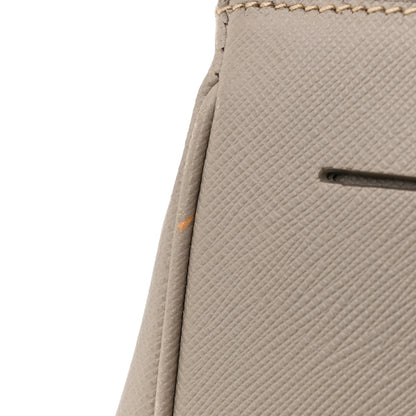 Prada Saffiano Medium Galleria Double Zip Tote Pomice 13 of 15