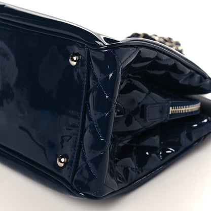 Chanel Vinyl Lipstick Ligne Tote Dark Navy Blue 8 of 8