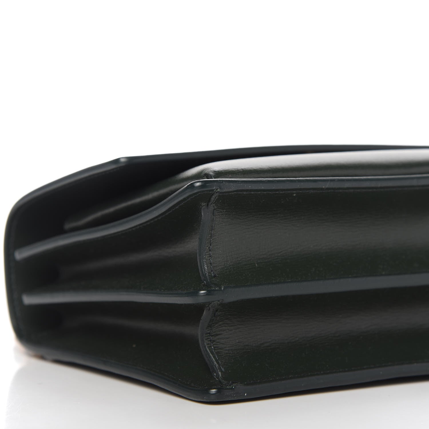 Saint Laurent Calfskin Medium Monogram Sunset New Vert Fonce 6 of 10
