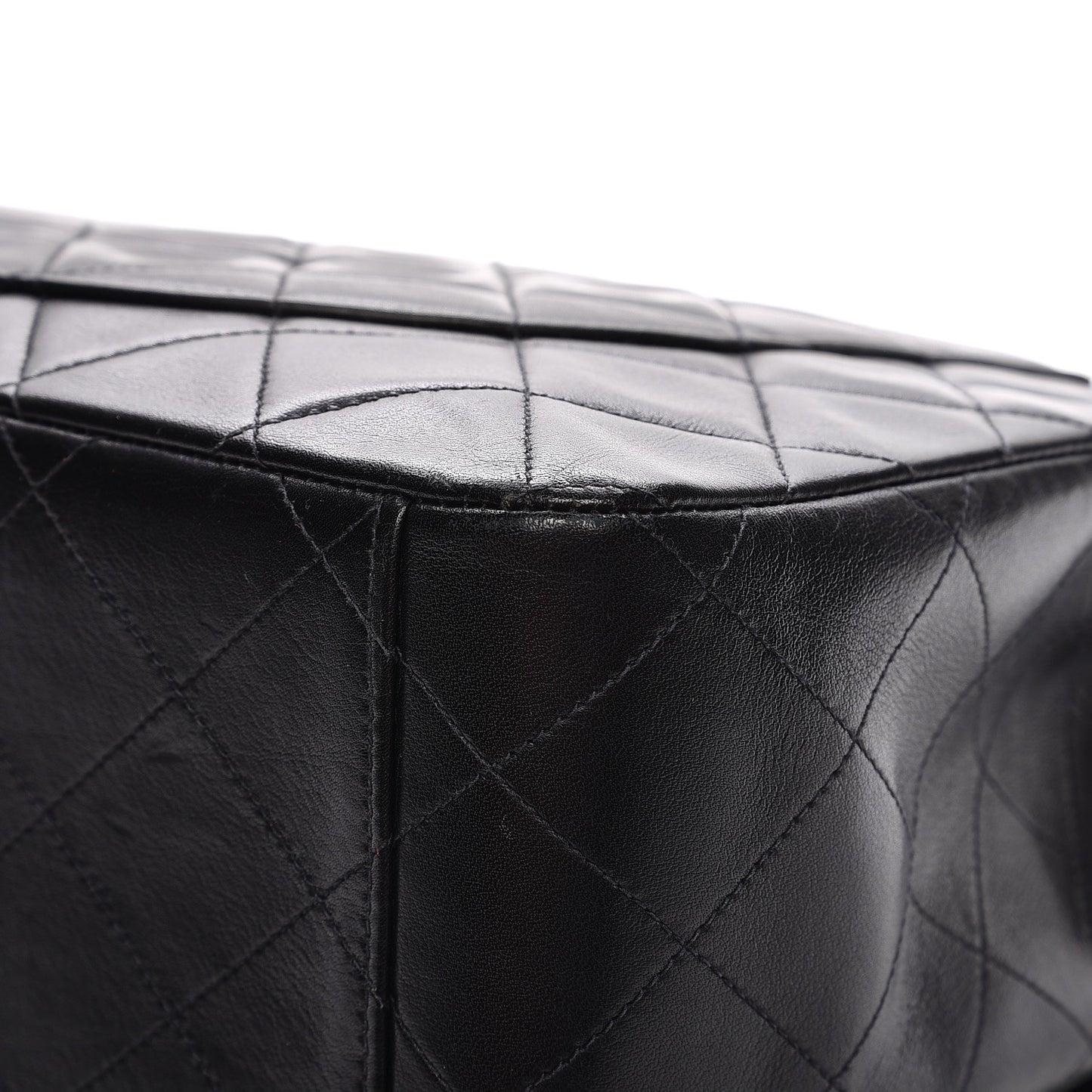Lambskin XL Jumbo Flap Black