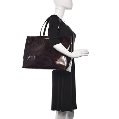 Louis Vuitton Vernis Wilshire GM Amarante 2 of 12
