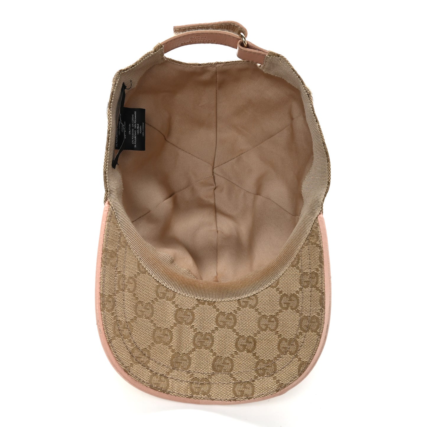 Monogram Web Baseball Hat XL Beige