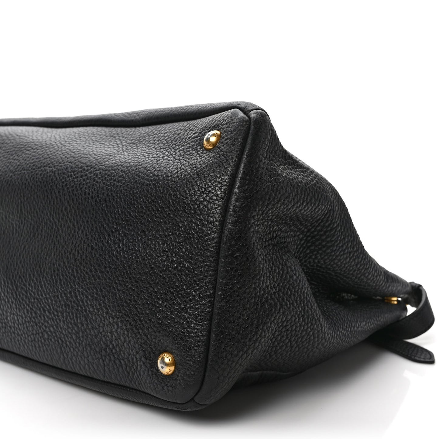 Vitello Daino Tote Black