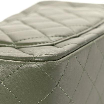 Chanel Lambskin Quilted Mini Rectangular Flap Green 11 of 11