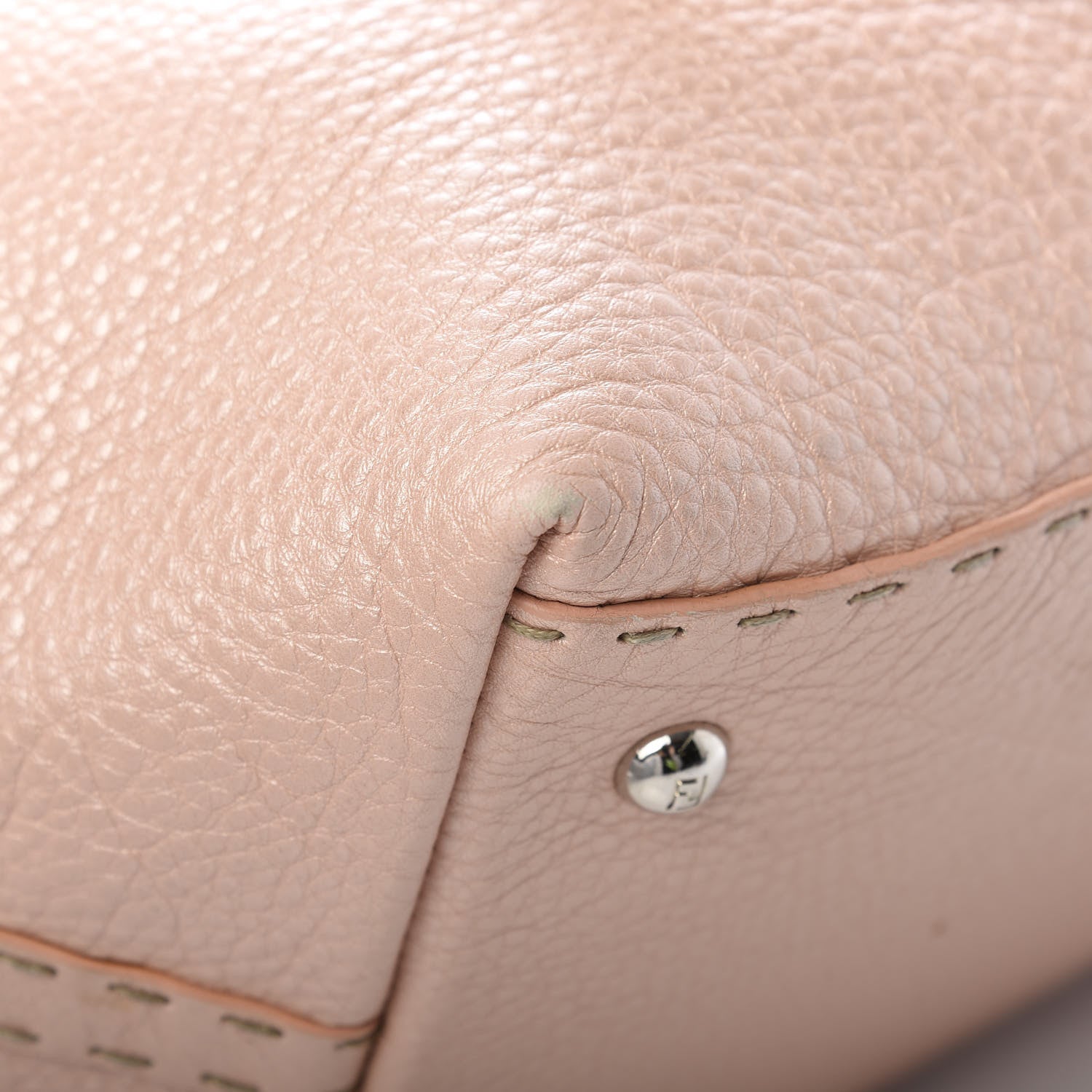 Fendi Cuoio Romano Selleria Adele 1328 Bag Cipria 9 of 21