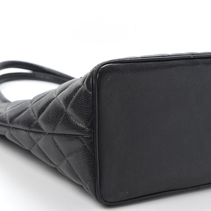 Chanel Caviar Quilted Medallion Tote Black 5 of 11