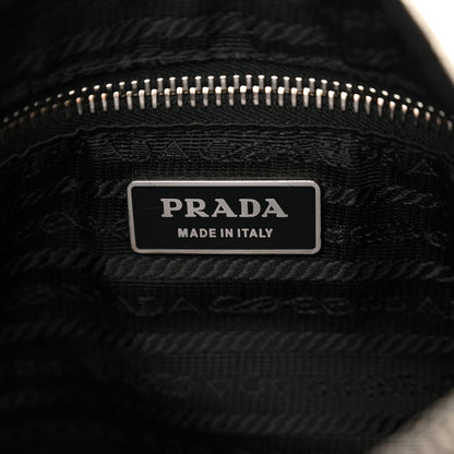 Prada Tessuto Nylon Saffiano Hobo Plum 7 of 13