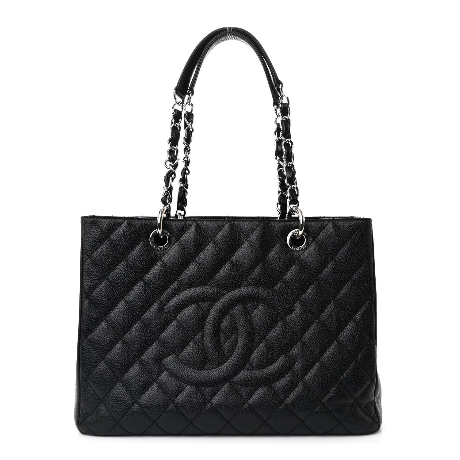 Chanel Caviar Quilted Grand Shopping Tote GST Black 1 of 11