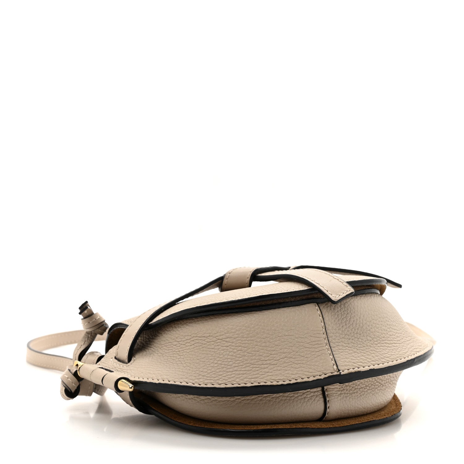 Loewe Grained Calfskin Mini Gate Crossbody Bag Light Oat 1768237