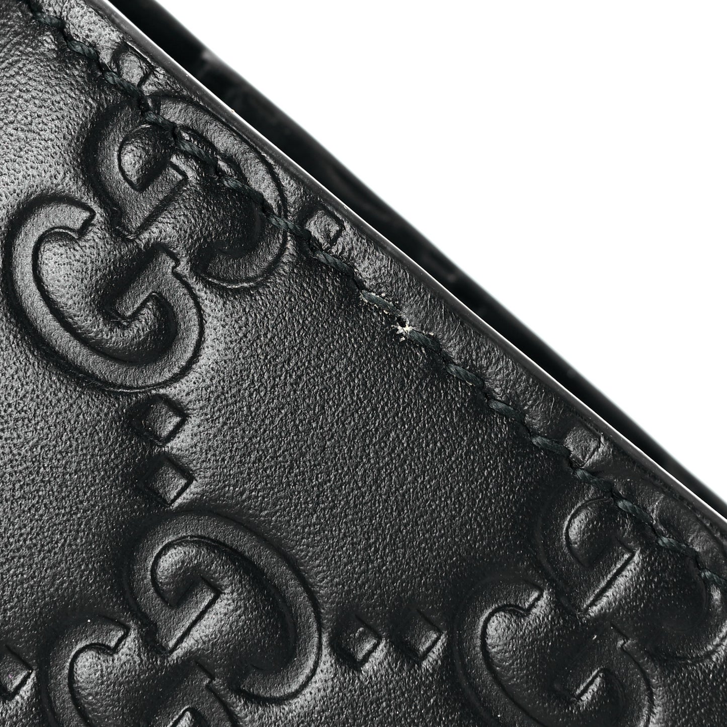 Guccissima Signature Web New Web Continental Wallet Black