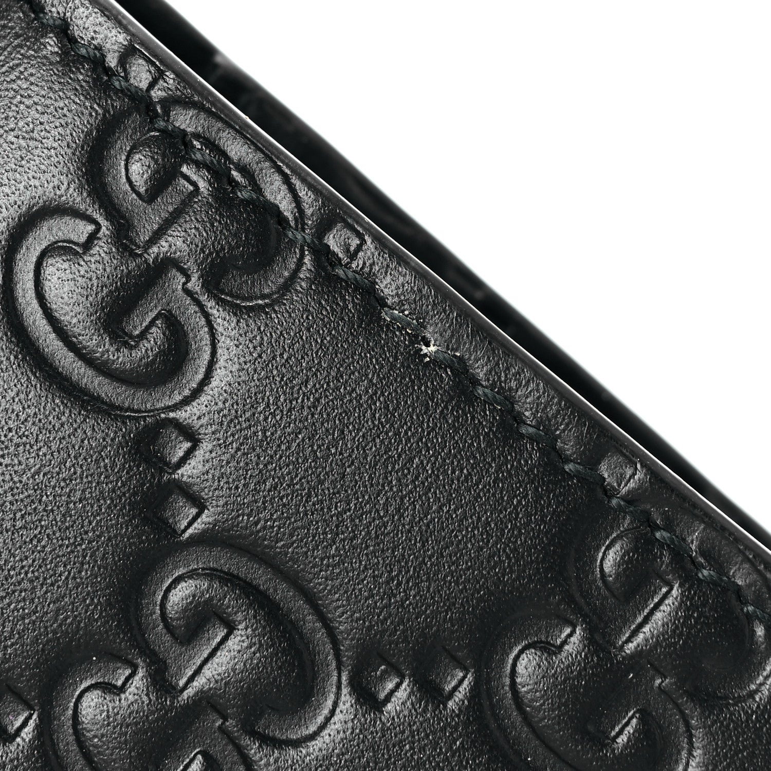 Gucci Guccissima Signature Web New Web Continental Wallet Black 8 of 10