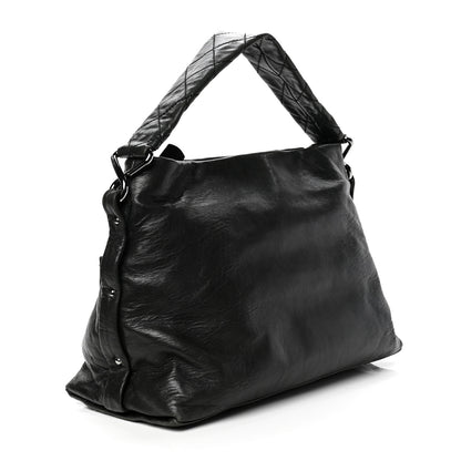 Chanel Lambskin Quilted 8 Knots Hobo Black 2 of 5