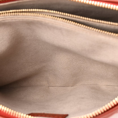 Louis Vuitton Lambskin Embossed Monogram Coussin PM Terracotta Brown 7 of 11