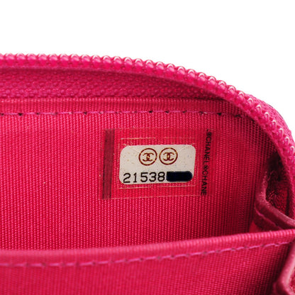 Chanel Patent Quilted Zip Around Boy Coin Purse Wallet Fuchsia 7 of 7