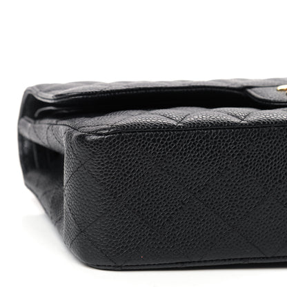 Chanel Caviar Quilted Medium Double Flap Black 6 of 9