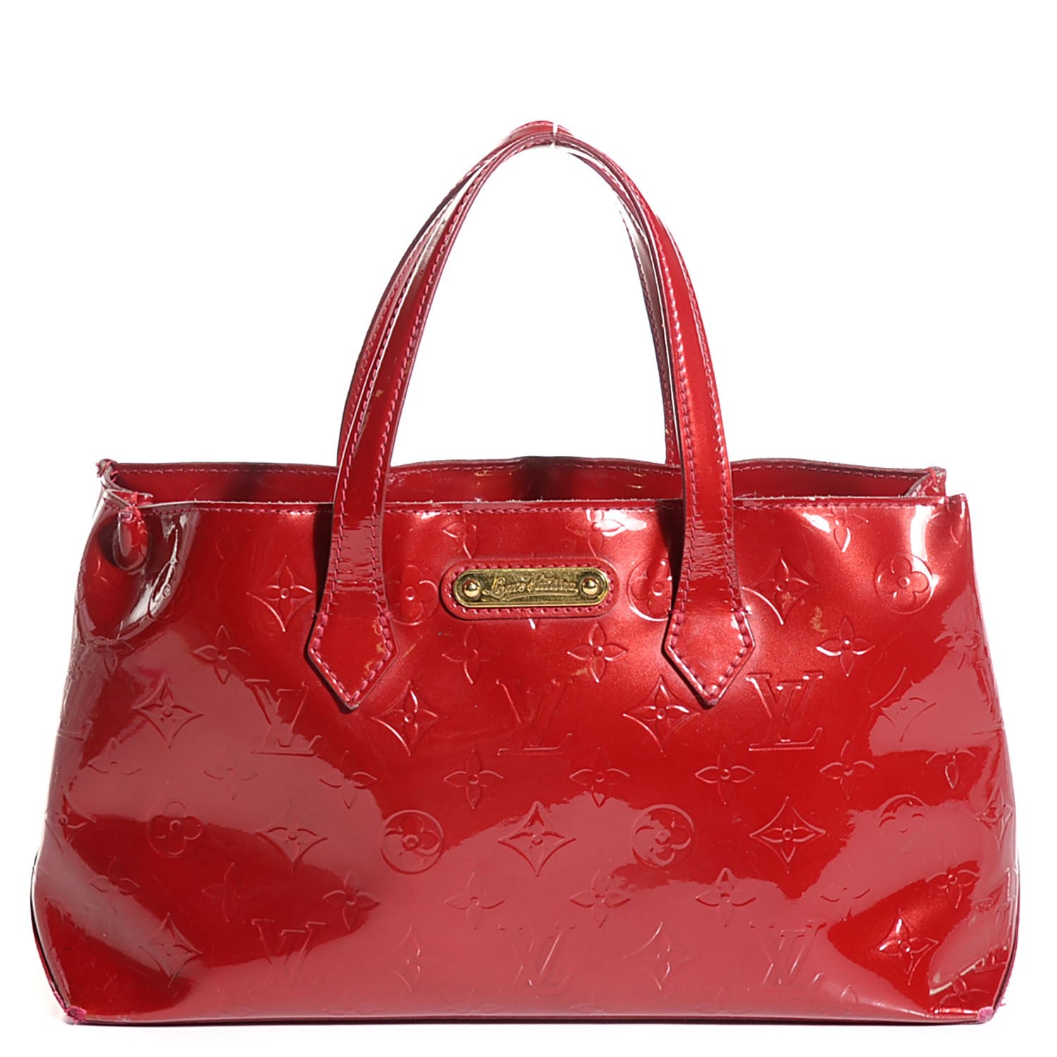Louis Vuitton Vernis Wilshire PM Pomme D'Amour 1 of 7