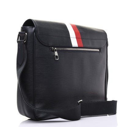 Louis Vuitton Epi Christopher Messenger Navy Stripes 3 of 16