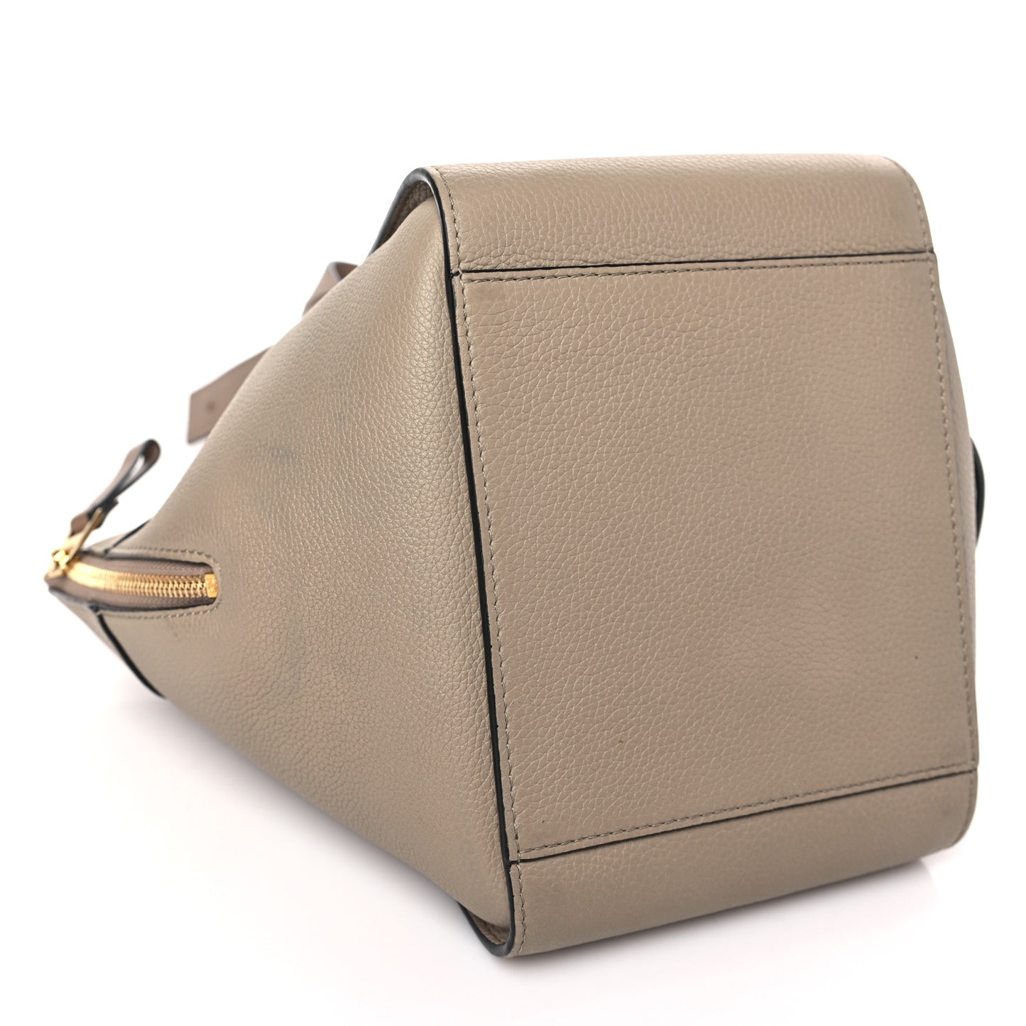 Soft Grained Calfskin Compact Hammock Shoulder Bag Sand