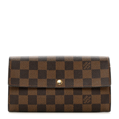 Louis Vuitton Damier Ebene Sarah Wallet 1 of 11