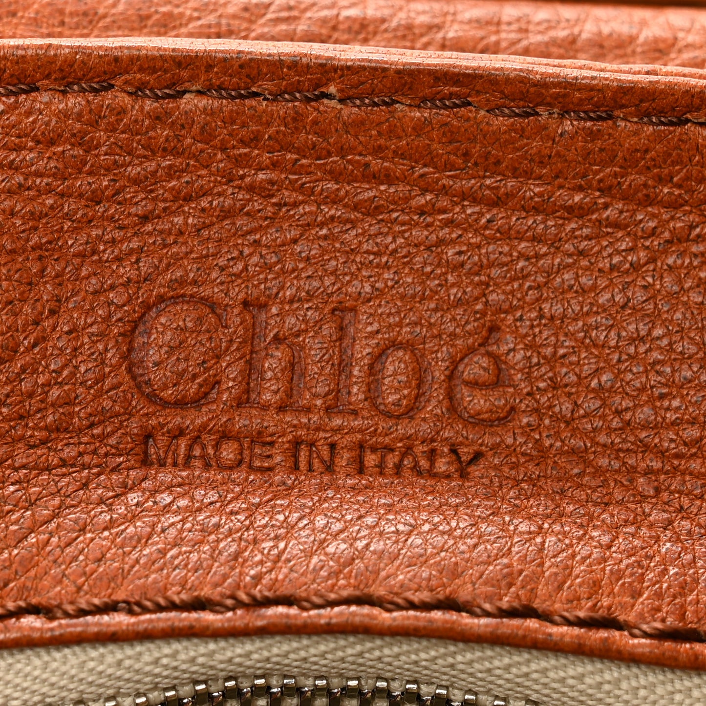 Calfskin Medium Paddington Satchel Tan