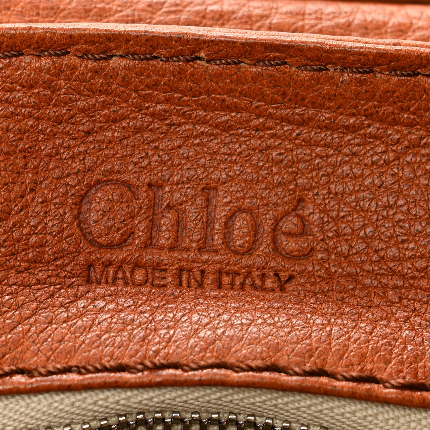 Chloe Calfskin Medium Paddington Satchel Tan 6 of 11