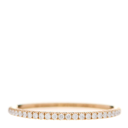 Cartier 18K Yellow Gold Diamond 1.5mm Etincelle de Cartier Wedding Band Ring 57 8 1 of 6