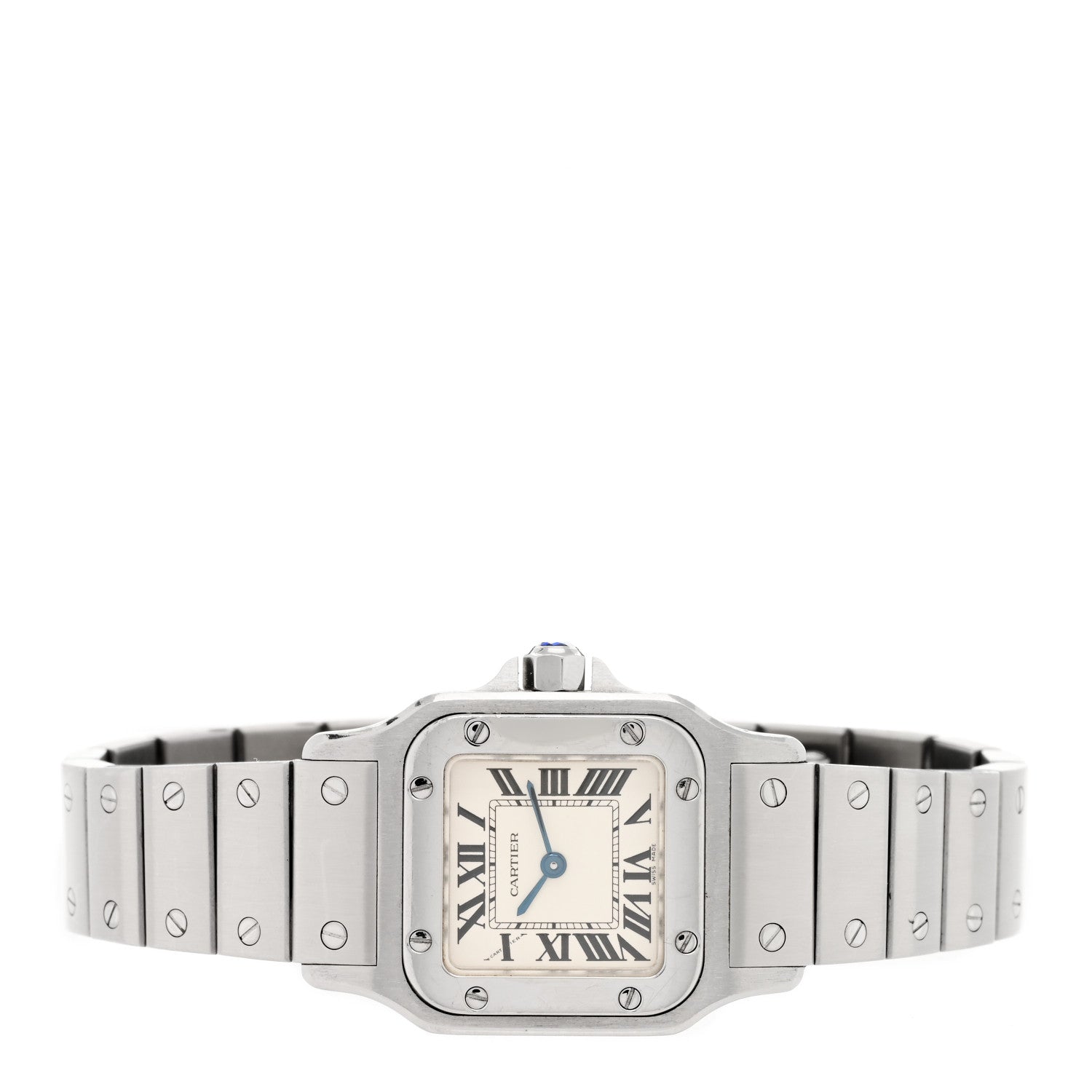 Cartier Stainless Steel 24mm Santos de Cartier Galbee Quartz Watch 2 of 4