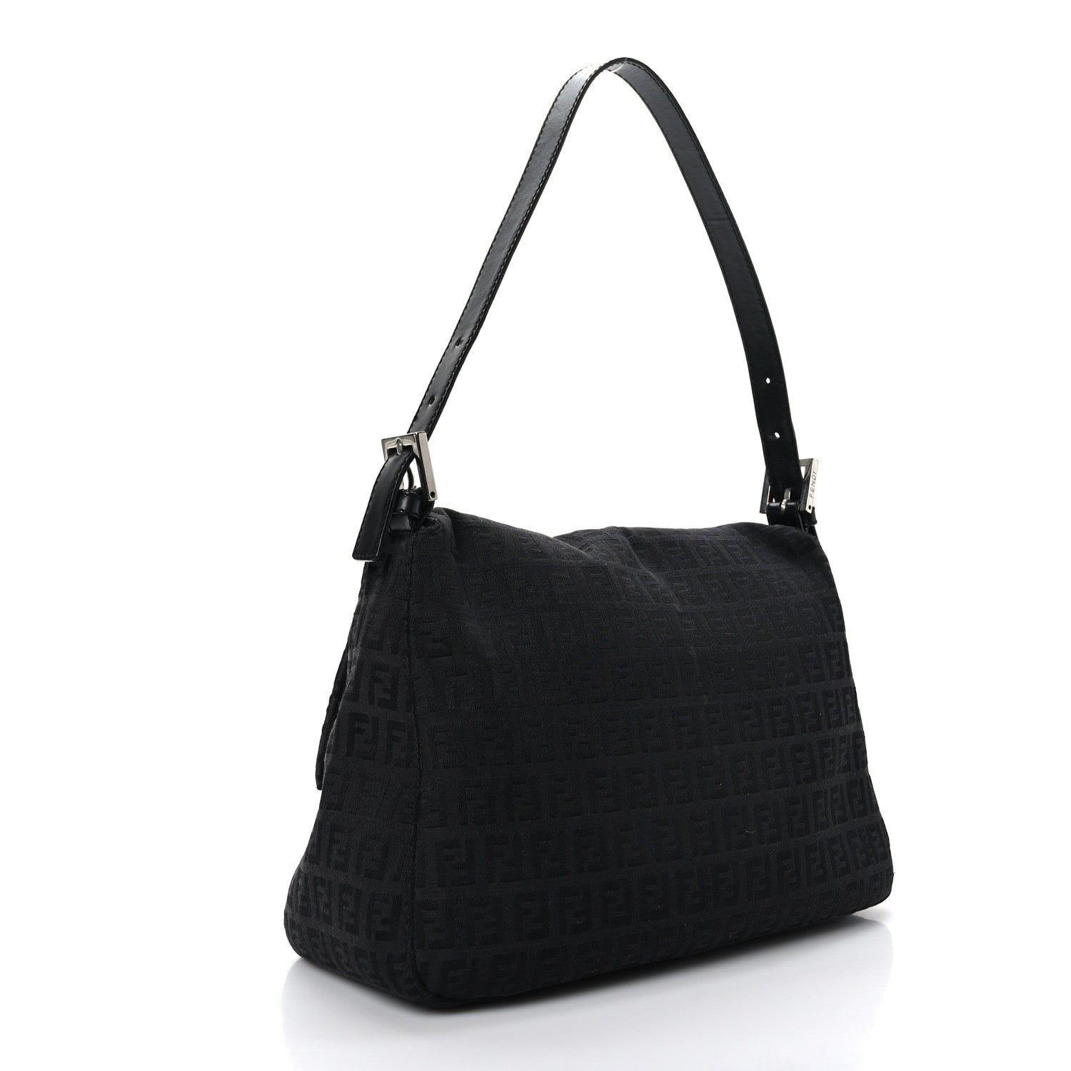Fendi Zucchino Mama Baguette Black 3 of 9
