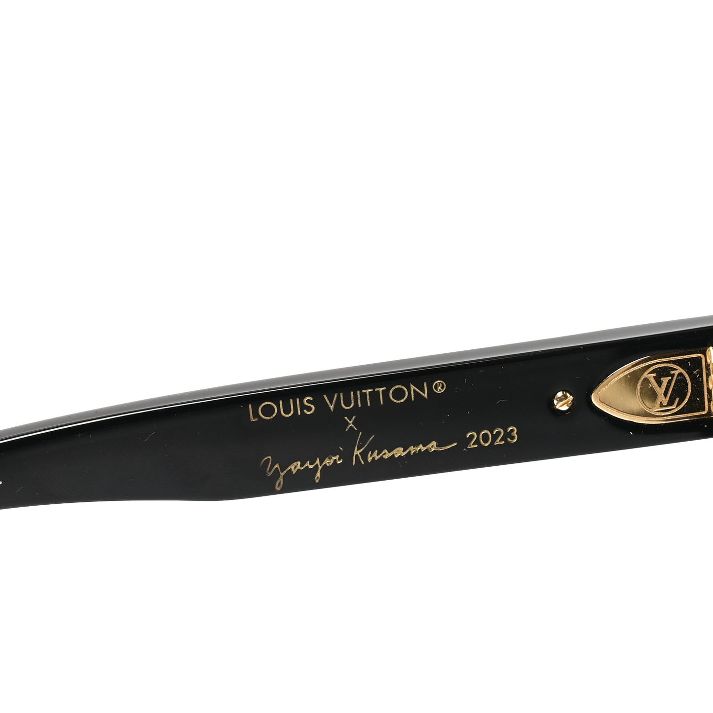 LV X YK Acetate Painted Dots Sunglasses Z1903E Black Multicolor