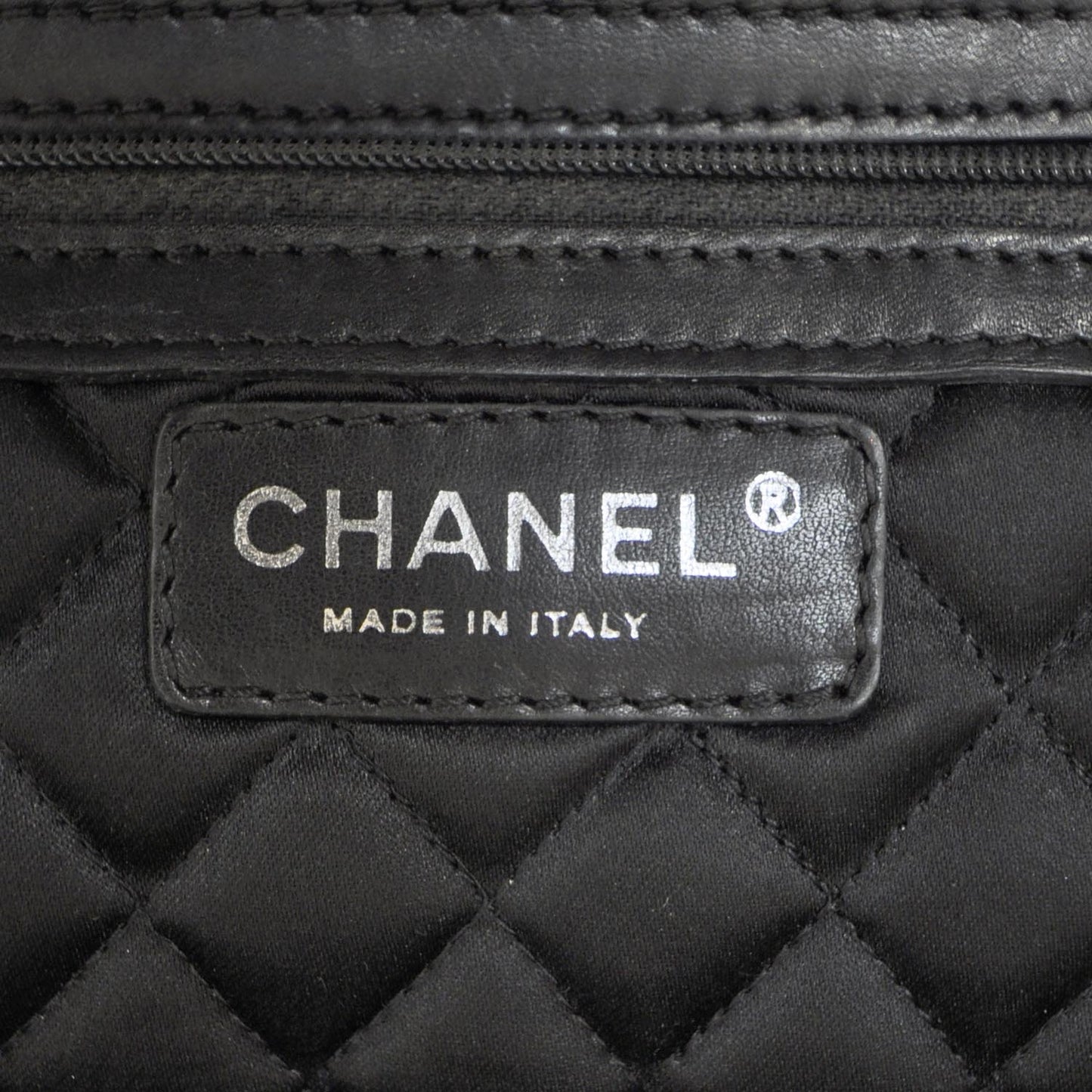 Leather Large Frame Tote Dark Brown