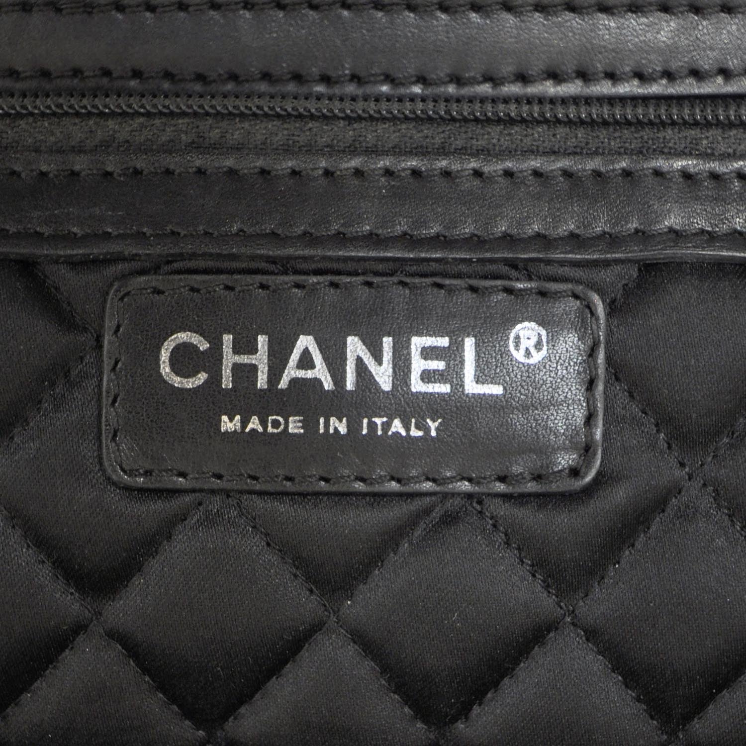 Chanel Leather Large Frame Tote Dark Brown 8 of 10