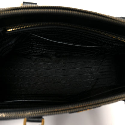 Prada Saffiano Medium Galleria Double Zip Tote Black 5 of 11