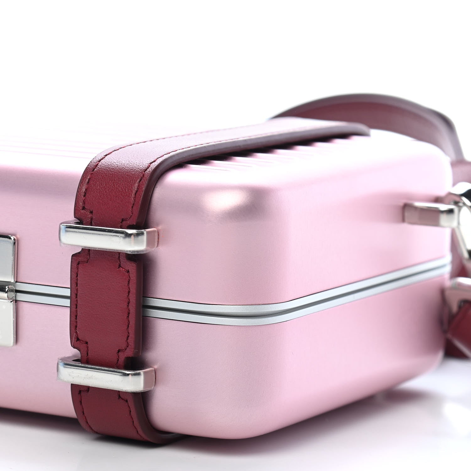 Christian Dior X RIMOWA Aluminum Personal Clutch On Strap Rose 10 of 11